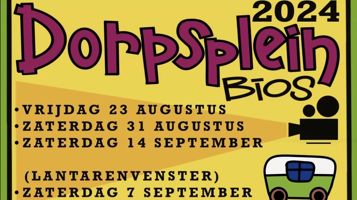 Dorpsplein Marconistraat viert de zomer met vier gratis bioscoop avonden