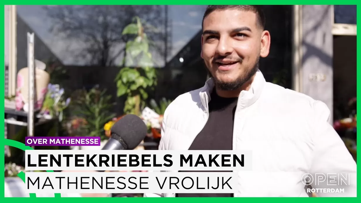 Lentekriebels brengen lach op de gezichten in Mathenesse: ‘Ik ben blij! Ik ben blij!’