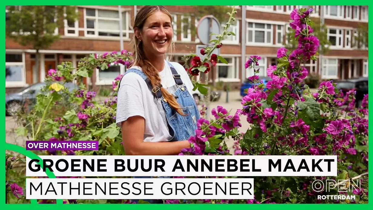 Annebel maakt Mathenesse groener met Wijk in bloei