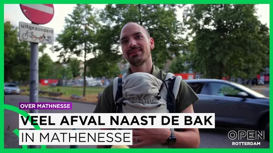 Bewoners Mathenesse zien veel afval naast de bak en uiten kritiek op plantsoenendienst