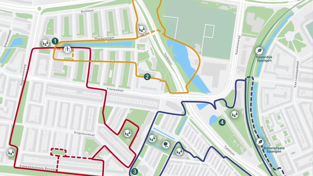 Mathenesse krijgt drie groene wandelroutes