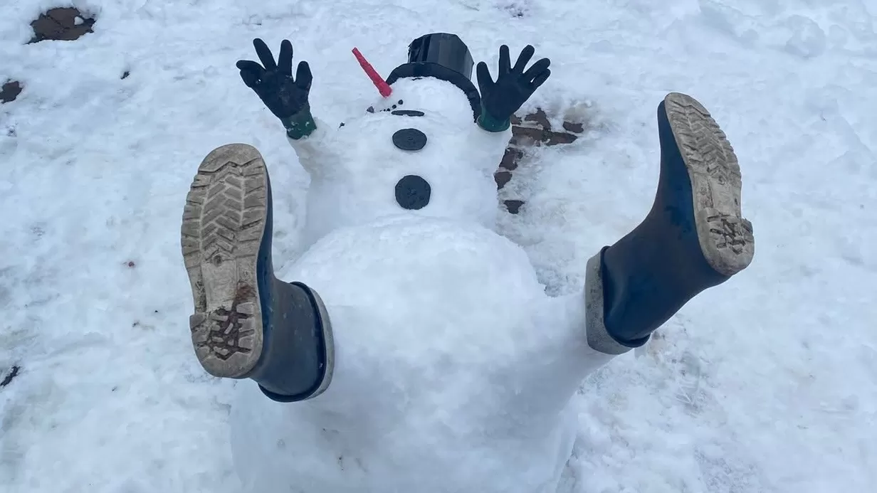 Een sneeuwwit begin van het nieuwe jaar