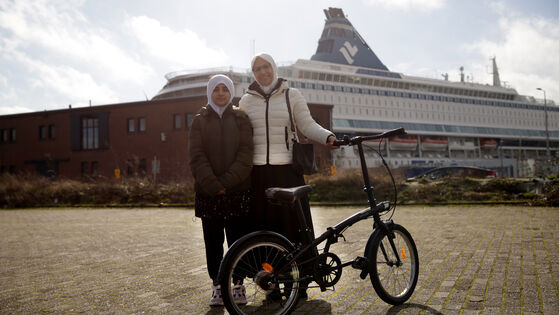Vallen en opstaan bij fietslessen van de Fietsersbond Vallen en opstaan bij fietslessen van de Fietsersbond