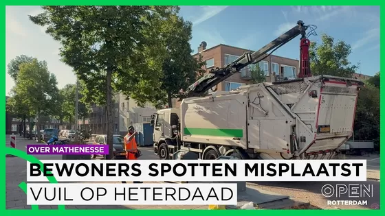 Bewoners spotten misplaatst vuil op heterdaad