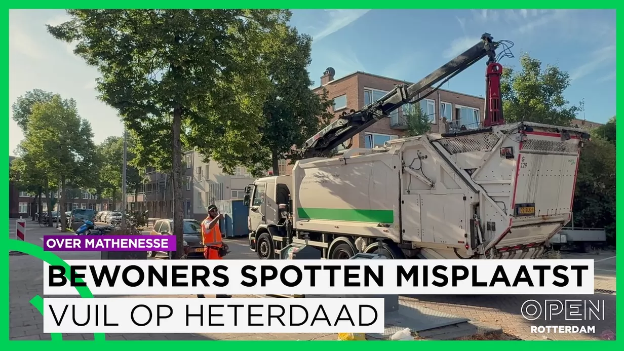 Bewoners spotten misplaatst vuil op heterdaad