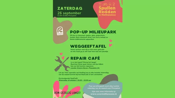 Pop-up Milieupark + Repair Café