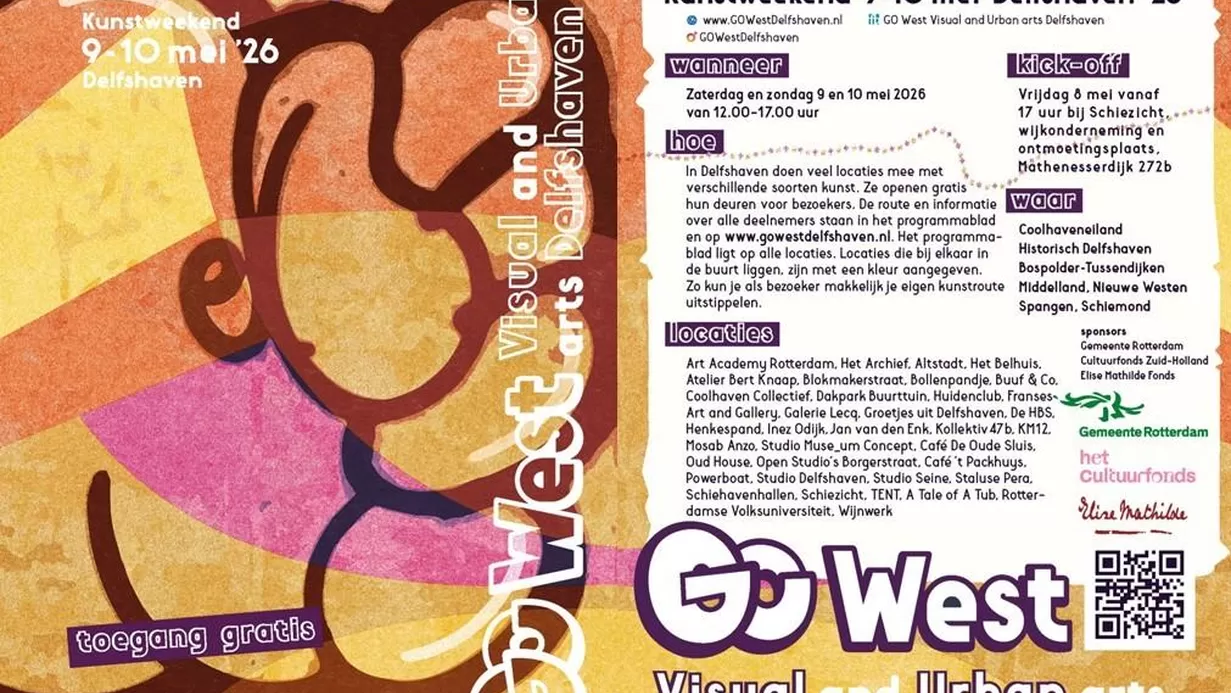 Save the Date: GO West Visual & Urban Arts Delfshaven 2026