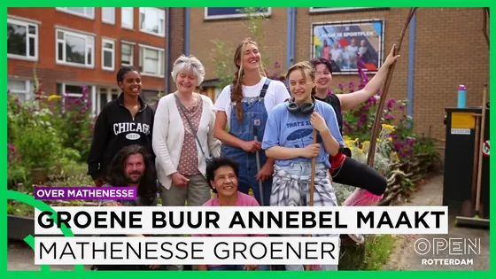 Annebel maakt Mathenesse groener met Wijk in bloei