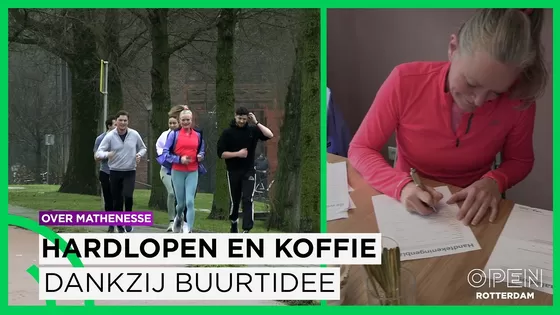 Social Run Club in Mathenesse groeit: hardlopen én koffie dankzij buurtidee
