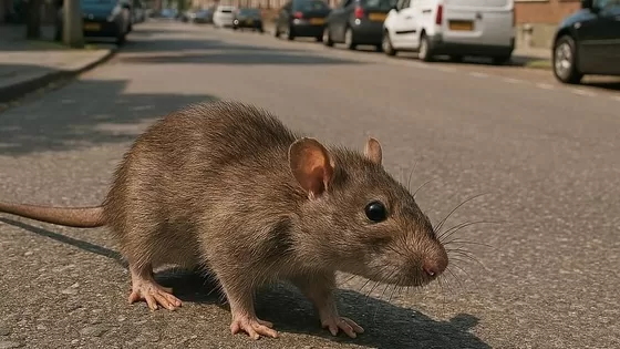 Ratten rukken op in Mathenesse