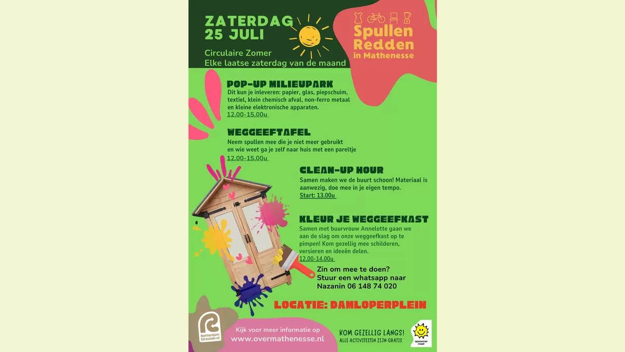 Circulaire Zomer in Mathenesse - Zaterdag 25 juli