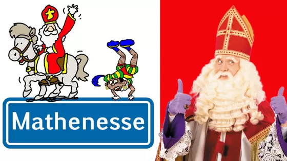 Sinterklaas komt op bezoek in Mathenesse