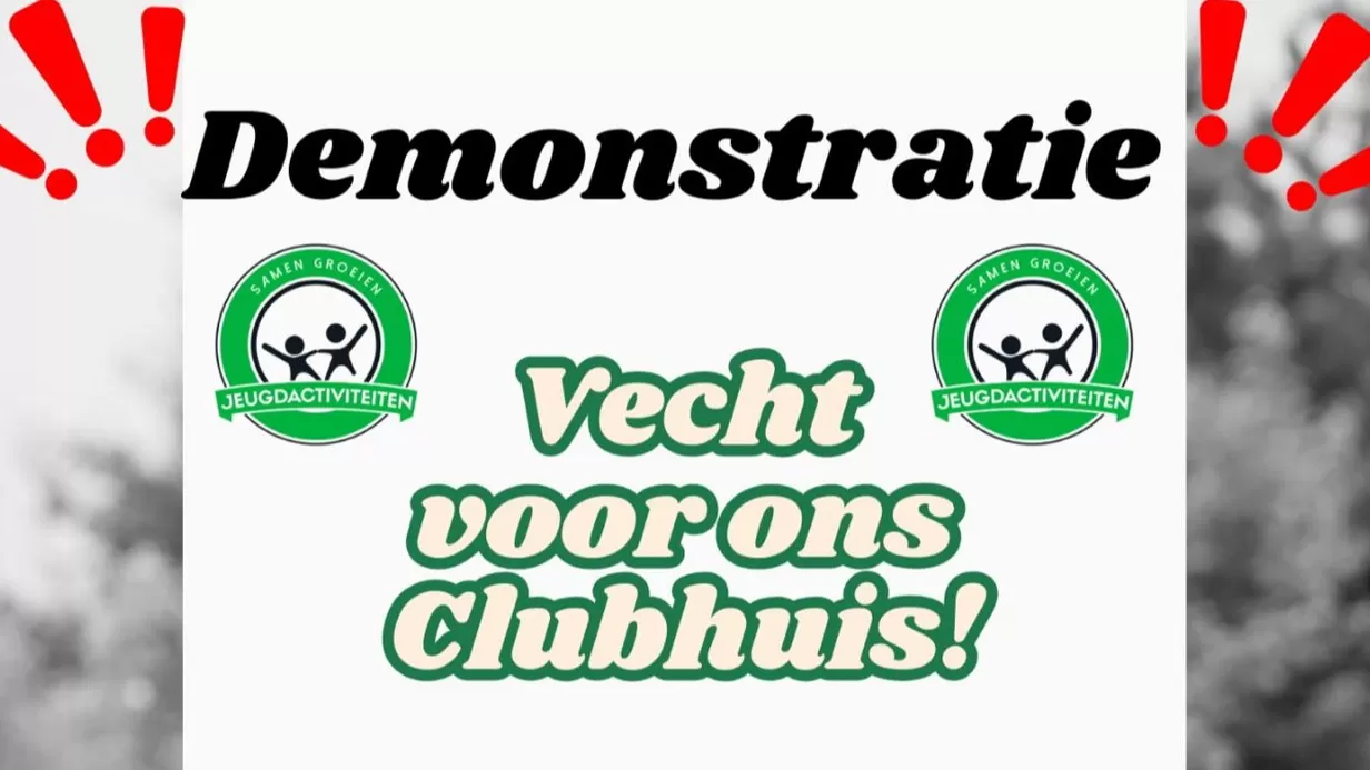 Demonstreer mee en red Stichting Jeugdactiviteiten Mathenesse!