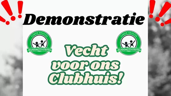 Demonstreer mee en red Stichting Jeugdactiviteiten Mathenesse!