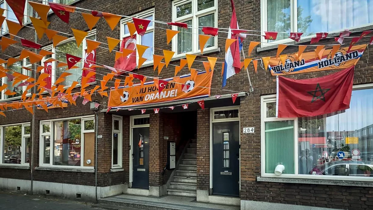 Jouw vlag op mijn wang