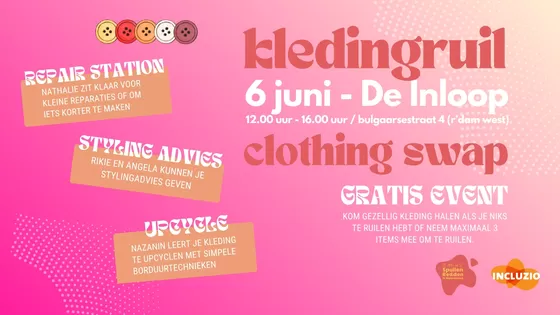 Kledingruil op 6 juni