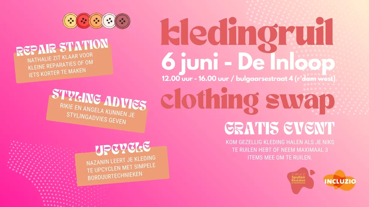 Kledingruil op 6 juni