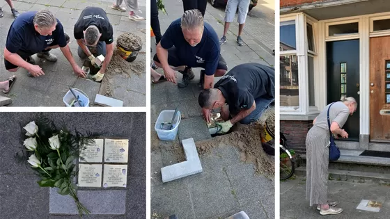 Stolpersteine in de Russischestraat